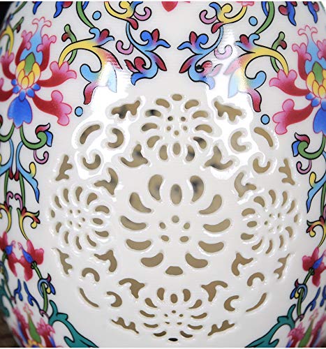 Fashion158 Jingdezhen porcelanowy wazon dekoracyjne ozdoby wydrążone szczęśliwe jajka rękodzieło meble salon akcesoria prezenty