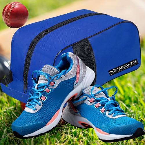 Waterproof Sports Boot/Shoe/Travel Bag for Football Cricket Rugby Golf Toiletry Gym for Boy/Girl Men/Women (Multi Colors) (Blue)3