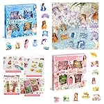 Pegatinas Scrapbooking Primavera & Verano, set de ...: Set de pegatinas de primavera y verano – 100 hojas precortadas con diseños El set de pegatinas de primavera incluye 100 hojas precortadas con 440 diseños únicos en estilo acuarela, en tonos rosa, verde claro y amarillo suave. El set de pegatinas de v...