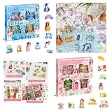 Pegatinas Scrapbooking Primavera & Verano, set de stickers PET para journal, bullet journal y álbumes de recortes, pegatinas aesthetic resistentes al agua con flores y paisajes, para manualidades DIY