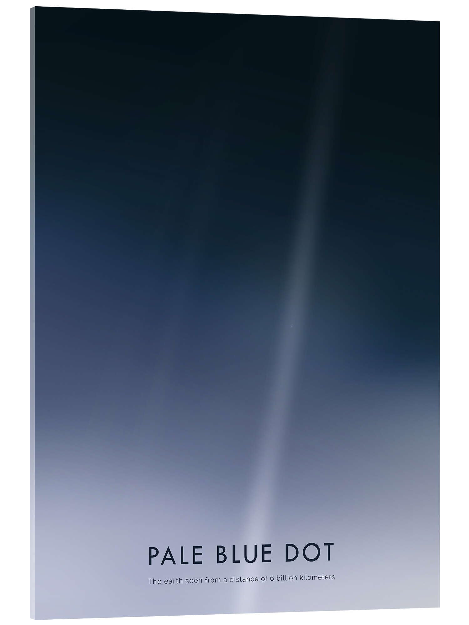 Posterlounge Pale Blue Dot Acrylglasbild | 70 x 90 cm von NASA Blau Wandbilder Wanddeko