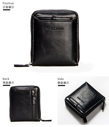 Manyip Leather mens Wallet,Credit Carder Holder Purse,Coin pocket,RFID protection wallet2
