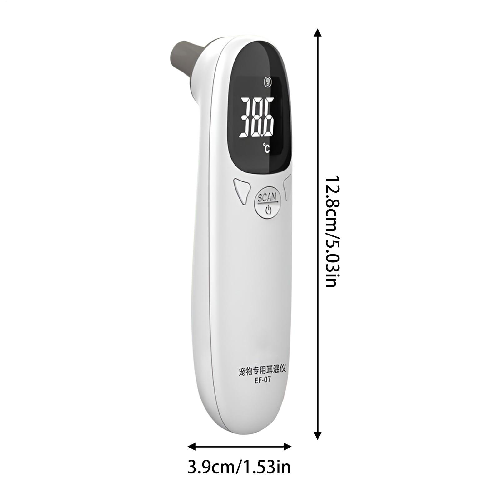 Tierthermometer Katzen, Vet Tech Supplies | Welpenthermometer, Fiebererkennungsgerät für Haustiere, hochpräzise, ​​genaue LED-Anzeige, geeignet für Schafe oder Hunde