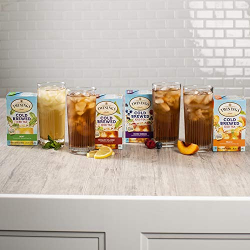 Twinings Peach Cold Brewed Iced Tea Bags, 20 Count (Pack Of 6) #TOP4