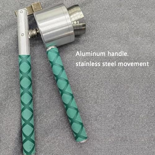 Sertisseuse manuelle pour flacons de 30 mm offrant une bonne étanchéité en aluminium robuste