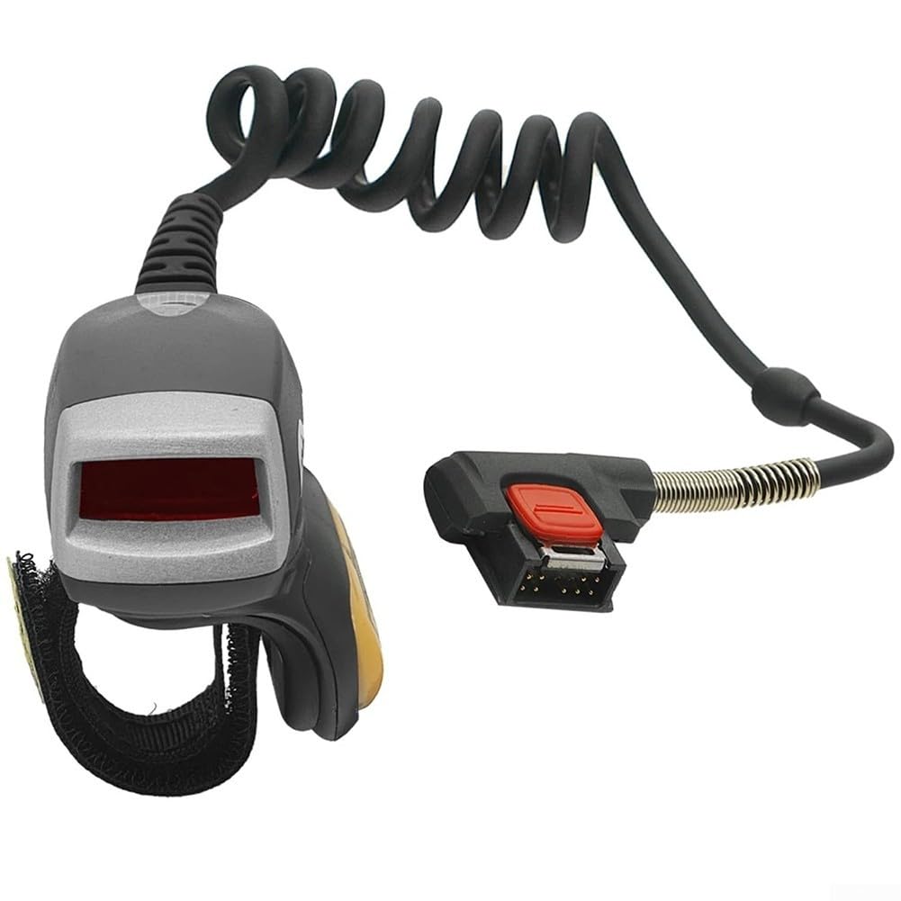 Scanner di codici a barre RS419 della cinghia del dito per i terminali del simbolo WT4090 WT41N0 Lettore di codici a barre 1D Dispositivo indossabile Protezione industriale Dati in tempo reale Modello