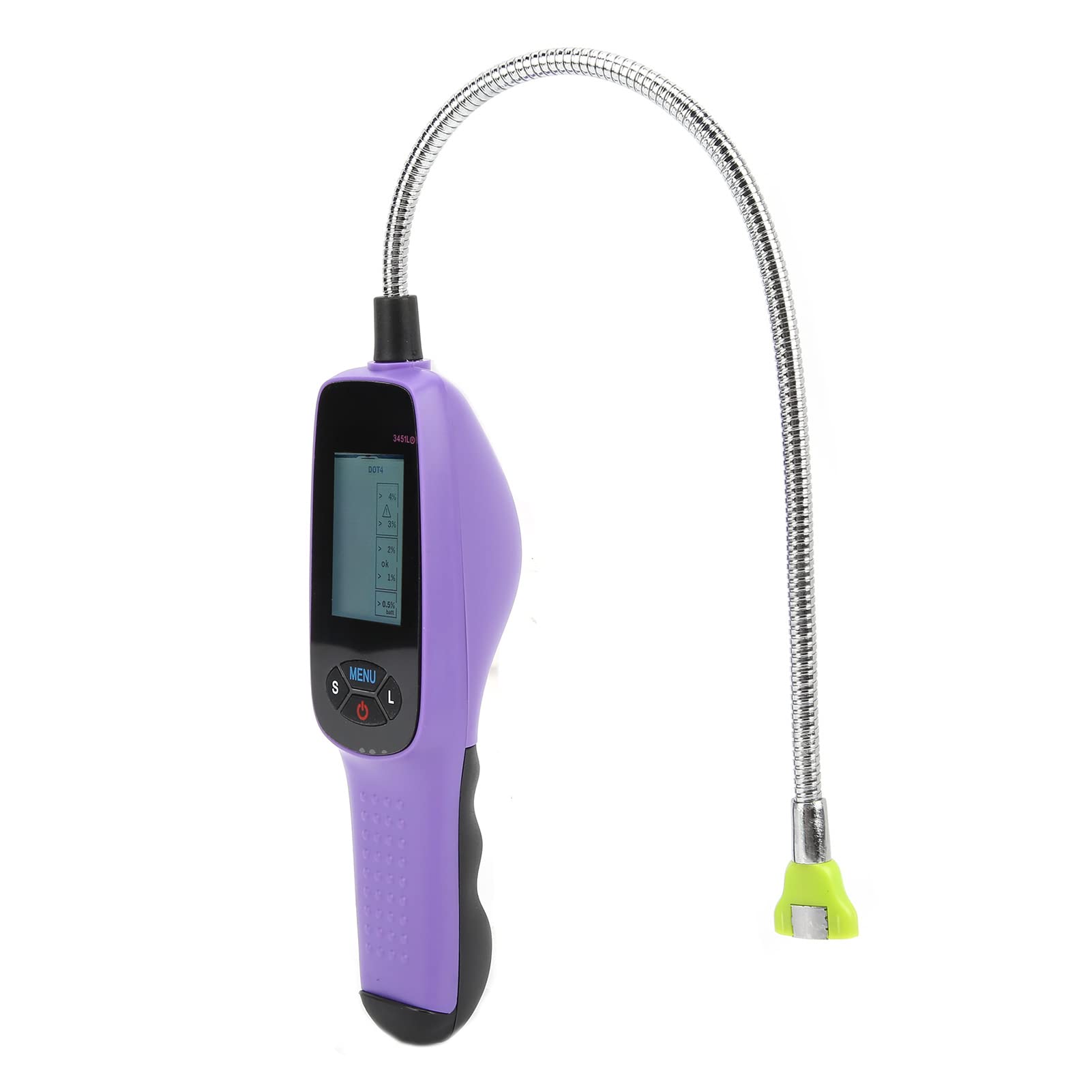 Tester Liquido Freni con Display LED, Strumento Diagnostico Olio Portatile per DOT3 DOT4 DOT5, Misurazioni Accurate e Facile Utilizzo