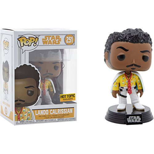 Funko Lando Calrissian (Hot Topic Exclusive): Solo - A Star Wars Story x POP! Vinyl Figure + 1 Official Star Wars Trading Card Bundle [#251/27821]
