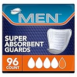 Tena Incontinence Guard for Men, Super Absorbency, 96 Count