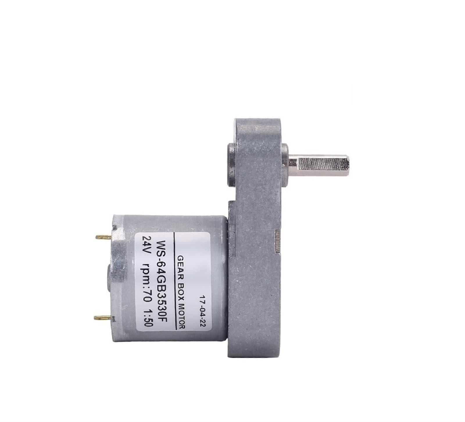 L-förmiger 520-DC-Getriebemotor – 12V/24V, 350 RPM, Hohes Drehmoment, Reversibel & Langlebig Für Ausstellungsstände & Co.