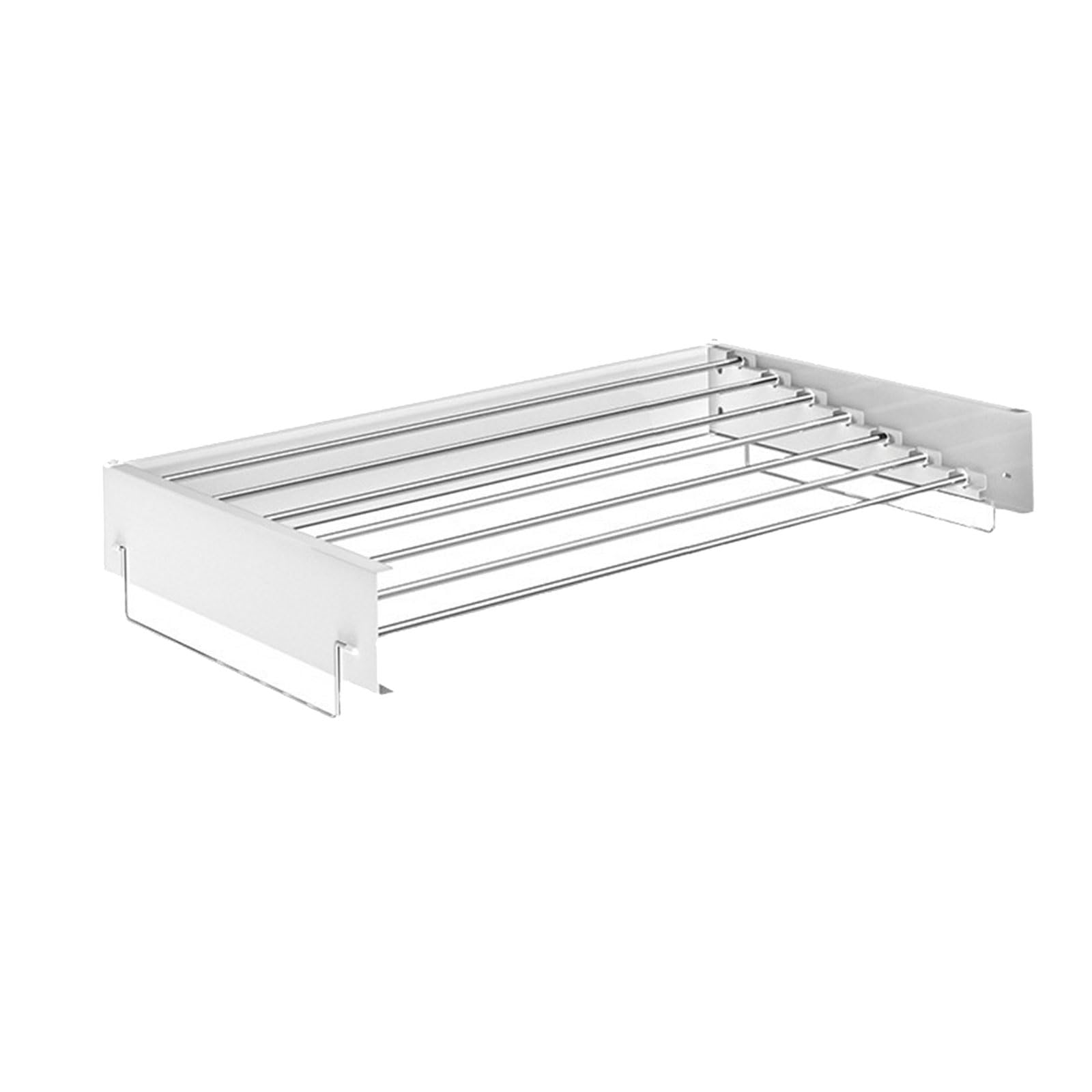 Étagère murale pliable gain de place support serviette inox étanche