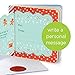 Baby's First Christmas Greeting Card Board Book (Includes Envelope and Foil Sticker) For Newborns, 0-12 Months