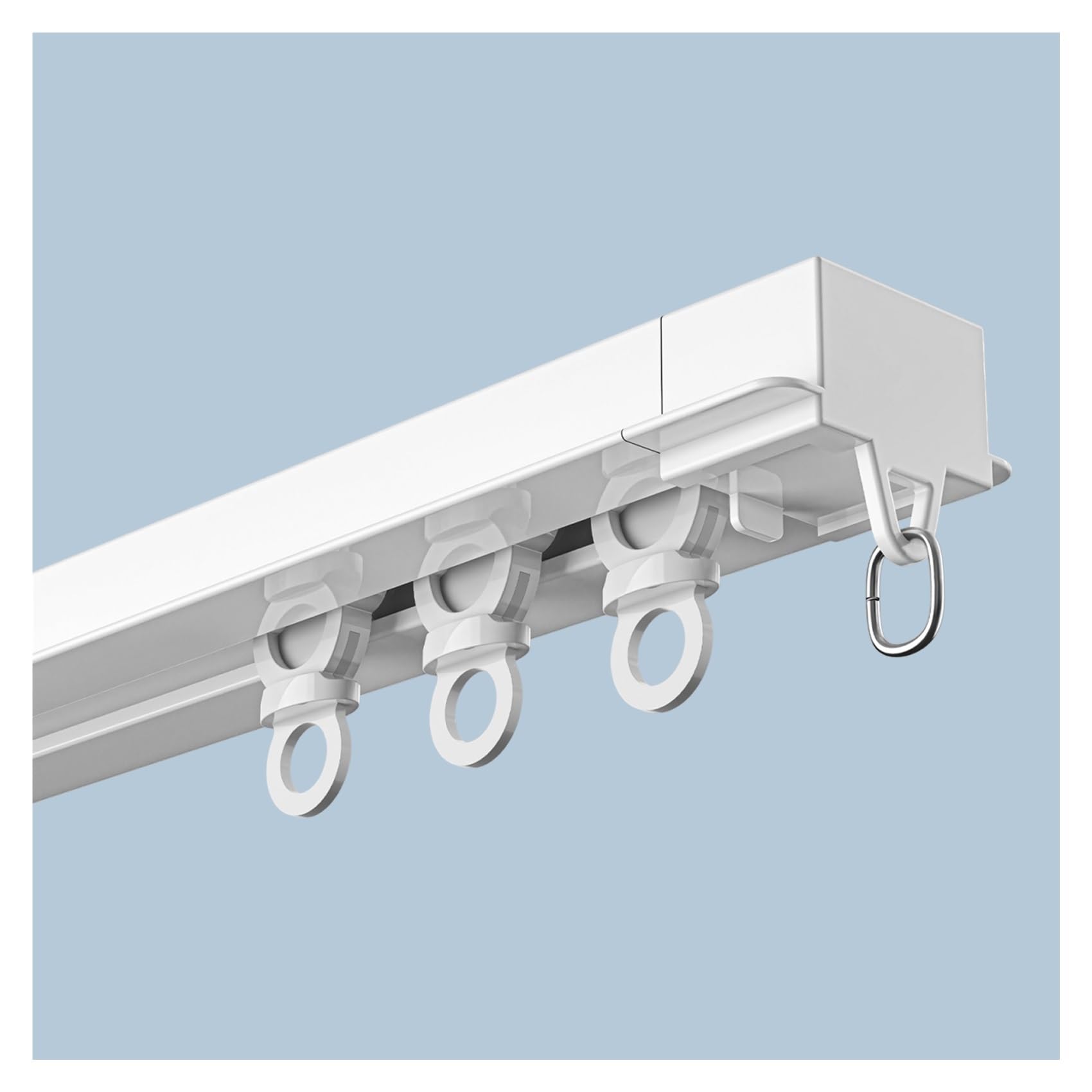 Verdecktes Vorhangschienesystem Robuste Aluminium Decken-Gardinenschiene