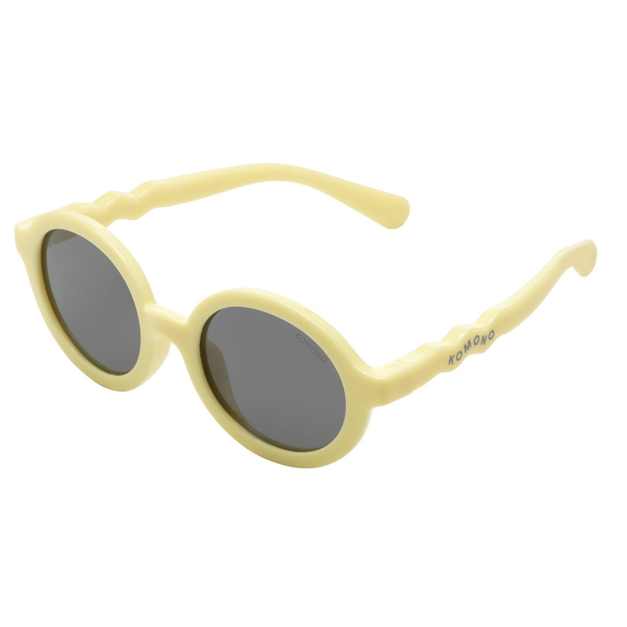 KOMONO Lele JR. Gafas de sol redondas para niños con protección UV y lentes resistentes a los arañazos, para bebés, niños pequeños, unisex, para niñas y niños de 1 a 2 años