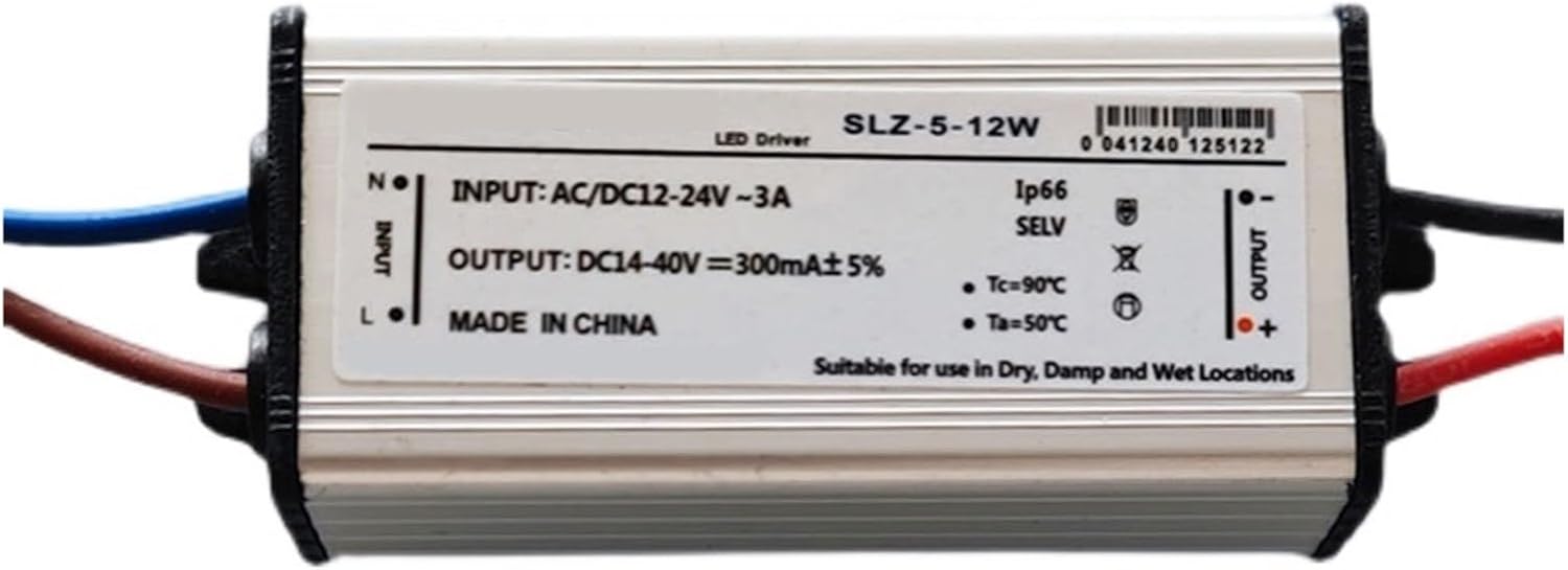 Outdoor Low Voltage Starting Power Input 12v24v DC Transformer Driver 4W9W7W12W5W10w Voltage Regulator(50Winput 12 24Voutput 30 36V1500ma)