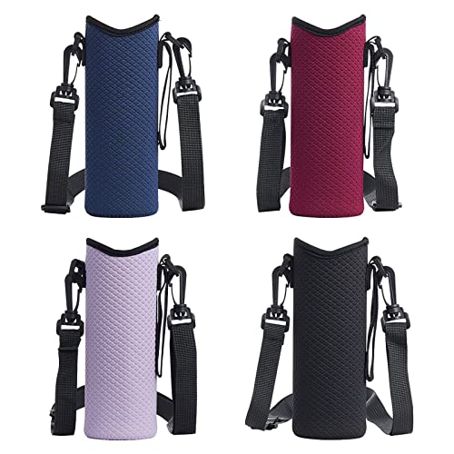 Woyejo 4pcs 4 Farben Flaschenhülse Isolierte Neopren Flaschenhülle mit...