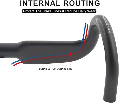 Miniatura 5 de RXL SL Manillares de bicicleta de carretera Fibra de carbono 31.8 Manillares de bicicleta Aero de carbono 1-14 "Manillar de carbono Bicicleta de