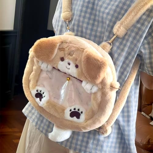 Kids Backpack Plush Dog Ita Bag Shoulder Crosssbody Cartoon Stuffed Animal Backpack for Girls2