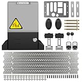 Blütezeit 1800lb Automatic Sliding Gate Opener Rack Drive 370W with 2 Remote Controls & IR Sensor, Electric Rolling Driveway Slide Gate Motor, Complete Security Operator Kit for Gates up to 40ft