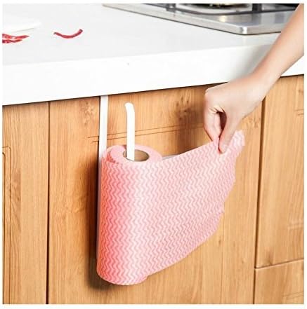 Alliebe Paper Towel Holder Dispenser Under Cabinet Paper Roll Holder Rack Without Drilling for Kitchen Bathroom