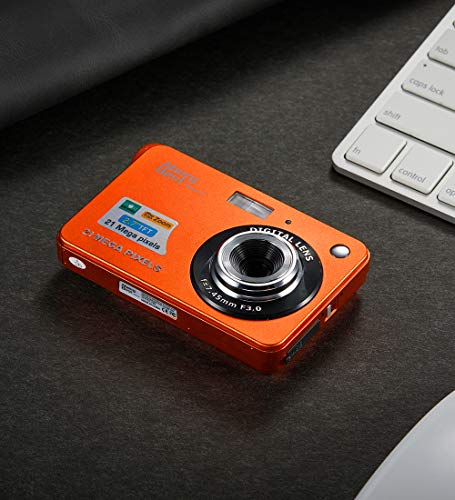 AbergBest 21 Mega Pixels 2.7" LCD Rechargeable HD Digital Camera Video Camera Digital Students Cameras,Indoor Outdoor for Adult/Seniors/Kid (Orange) - Image 5