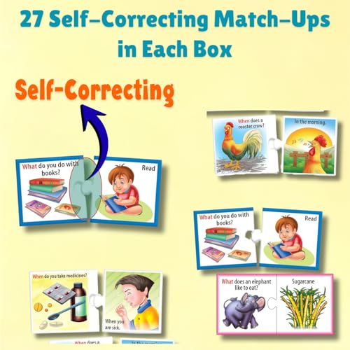 Image of Creative's 'WH' Question Series Pack of 6 - Let's Find Out What, When, Who, Where, Why & How | Develops Language - Visual Discrimination - Reasoning Skills - Learning & Education - Ages 4 & up