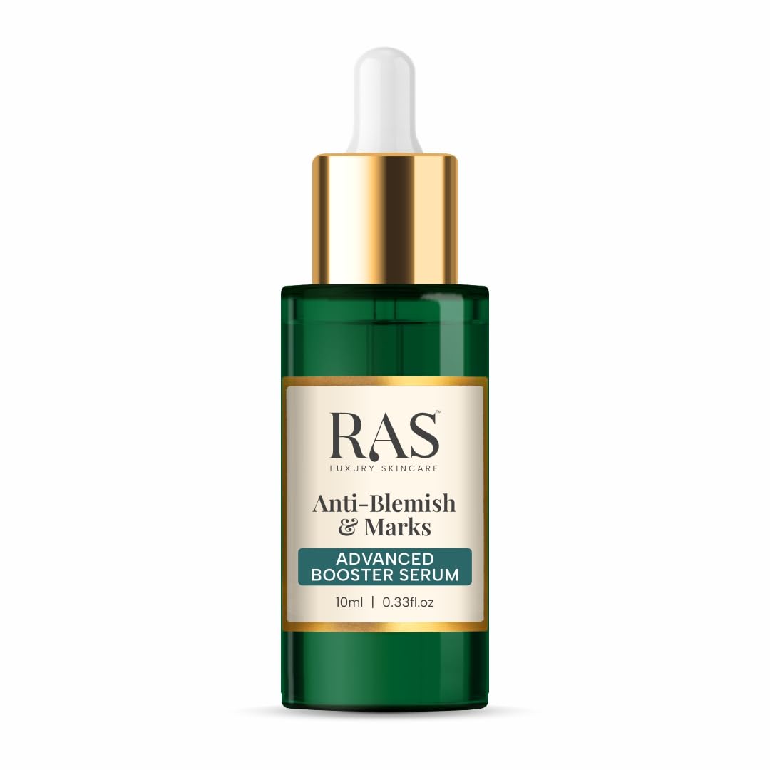 Ras Luxury Oils Spot Corrector & Acne Marks Correcting Advanced Booster Serum | Acne Corrector Serum | Dark Spot Correcting Glow Serum | Anti Acne Serum | Reduce Acne & Dark Spots (10 ml)