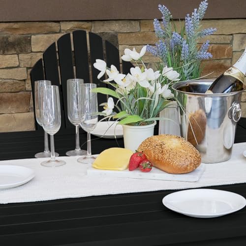 Image of Highwood 5 Piece Hamilton Square Counter Height Dining Set, Black