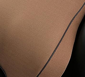 Memory Foam CAR SEAT Back Support Lumbar Support Back Pillow CAR Driver Cushion Support HEADREST Support Office Chair Lumbar Support Back Cushion (Brown)