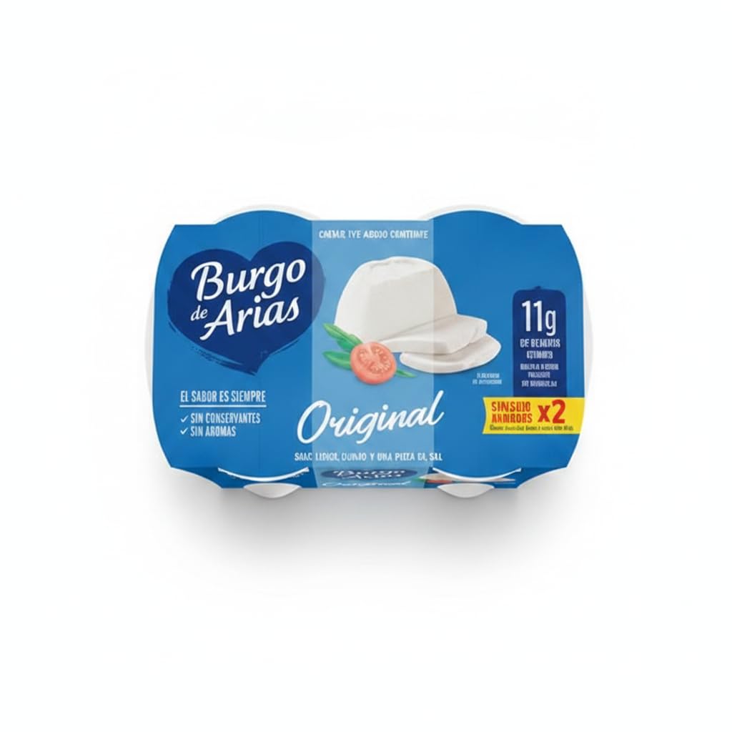 Queso Blanco Pasteurizado Natural - Formato Ahorro Pack de 4 x 230g (920g) - Rico en Proteínas - Sin Conservantes - Elaborado con Solo 3 Ingredientes - NEXU
