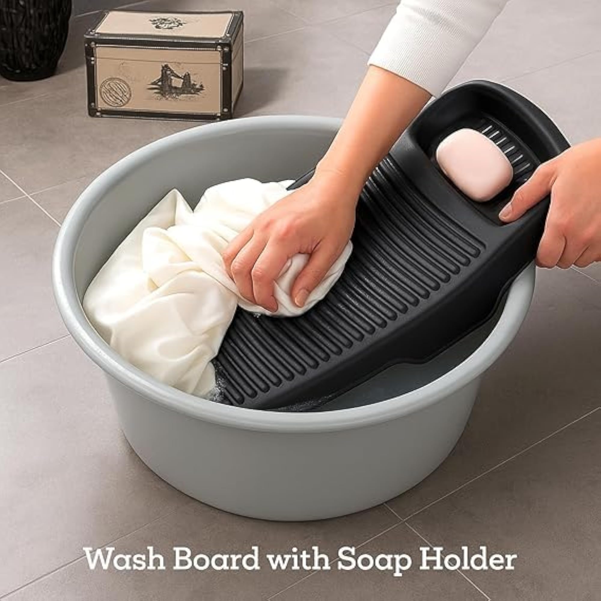Wash Board Anti-Skid Laundry Water Saving Washboard