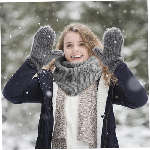 Scarf For Women, Loop Knitted Warm Scarf Thick Soft One Size Winter Scarf Comfortable Classic Fashion Chunky Scarf3