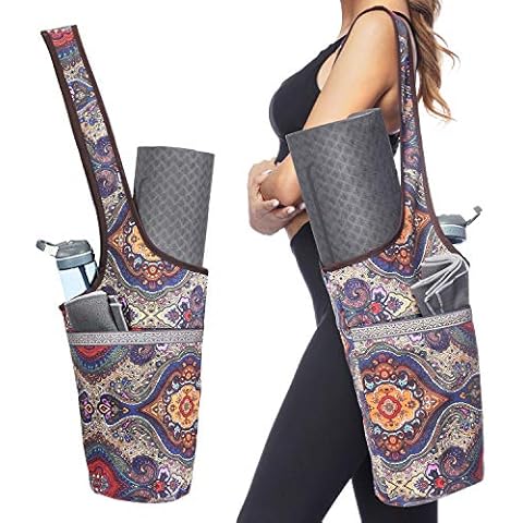 Ewedoos Yoga Mat Bag with Large Size Pocket Cover