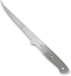 USA Knifemaker Supply Fillet Knife Blade Blank 001-9Cr18MoV Stainless Steel - 12 1/2" OAL - USA Knifemaker Supply