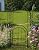 GarveeLife 7 FT Elegant Garden Arch with Gate - Romantic Steel Wedding Arbor for Climbing Roses & Vines, Decorative Metal Archway for Lawn, Patio or Backyard, Classic Black