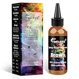 Brown Epoxy Resin Pigment - 3.4 fl.oz / 100ml Concentrated Dye for Coaster,River Tables, Opaque Epoxy for DIY Art, UV Resin, Painting,Colorant for Jewelry Making