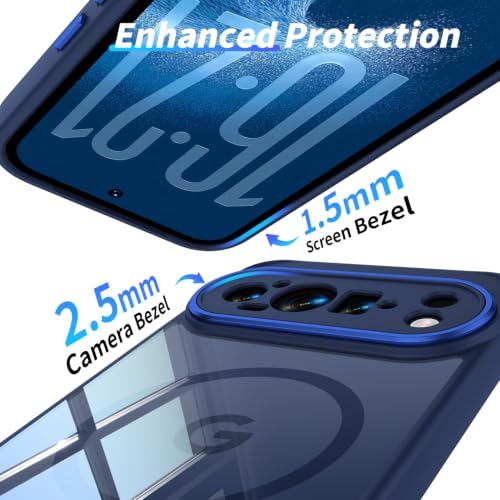 Image of Magnetic Case with Clear Back for Google Pixel 9 Pro, Fit for MagSafe