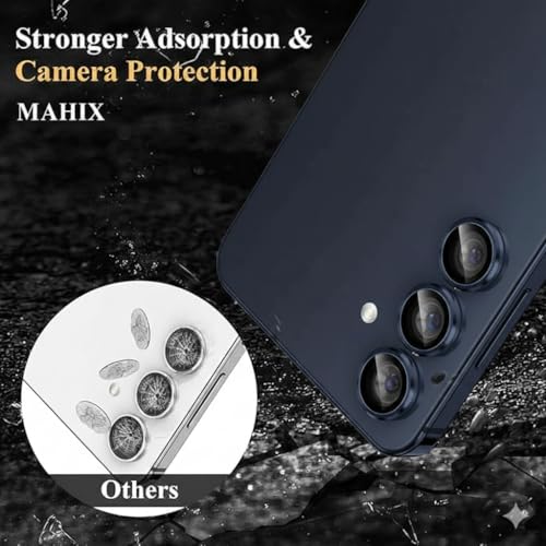 Image of Camera Lens Protector for SAMSUNG S25 NAVY BLUE HD Clear Camera Lens Case Friendly Scratch Resistant Lens Cover Full Coverage Camera Guard Heavy Duty Camera Protector BUY 2 GET 1 FREE