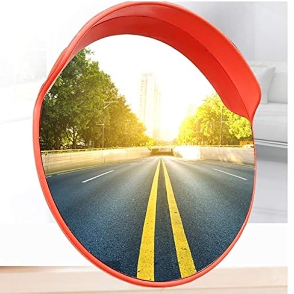 ZYLEDW Spot Blind Spot Specchio, Specchio Del Traffico Di Sicurezza Sul Marciapiede, City Road Convex Safety Specchi/80 cm