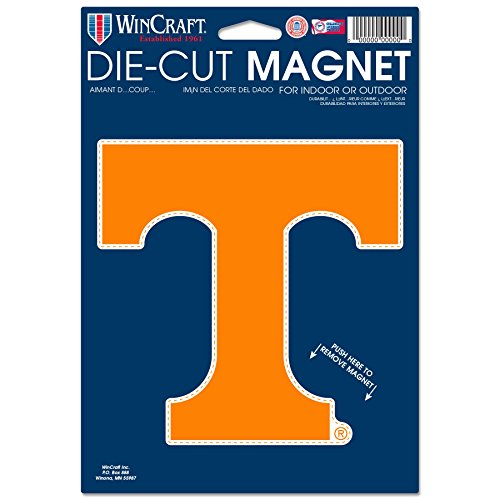 NCAA Tennessee Volunteers Die Cut Logo Magnet, 6.25 x 9-Inch