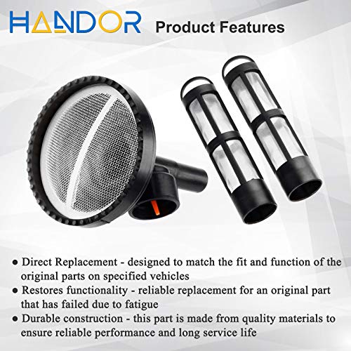 Handor 904-419 E5TZ9J306BA Fuel Tank Screen Sock Filter Fuel Pump Strainer Compatible with Fo-rd E350 E450 F250 F350 F450 F550 6.0 7.3L V8 Diesel, Replaces 4C4Z9365BA 4C4Z-9365-BA Fuel Pump Strainer - Thumbnail 4