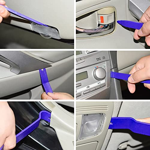 CTDMJ Auto Demontage Werkzeuge, Entfernen von Car Panel, Zierleistenkeile-Set, Trim Removal Tool Auto, Universal Auto Werkzeuge, Autoradio Werkzeug für Entfernung Autotür Türverkleidung, Radio