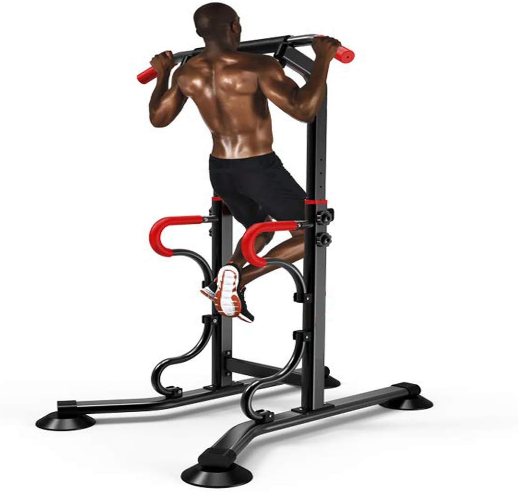 Power Tower, Capacity 300Lbs Pull Up Bar Tower Dip Stands Fitness