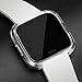 NANW Screen Protector Compatible with Fitbit Versa Lite Edition (3-Pack), (NOT for Fit bit Versa) All-Around Smartwatch Screen Protective Screen Case Bumper Cover Saver Soft TPU Plated Case