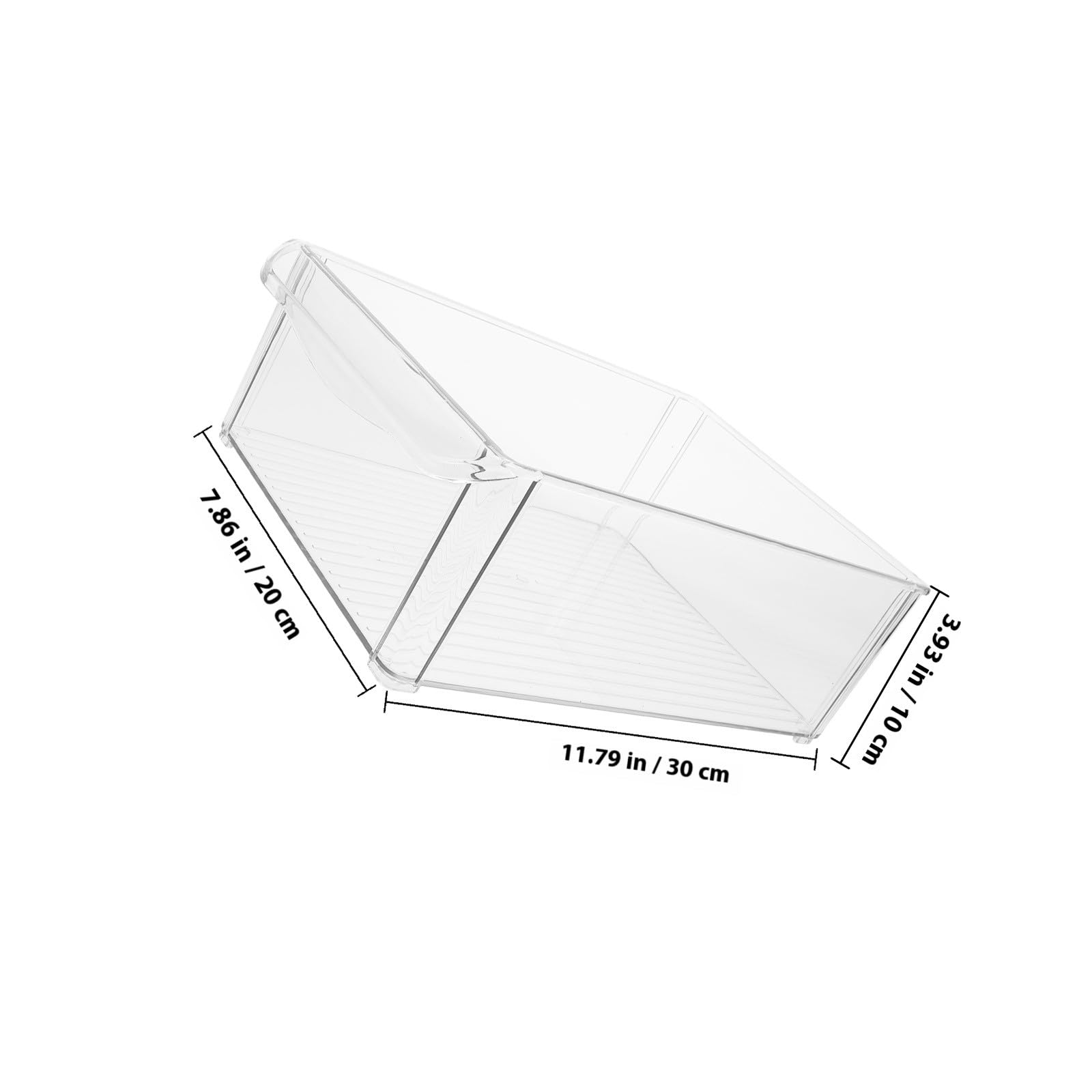 Caja Contenedora Apilable de Plástico Blanco para Refrigerador | Apta para Marisco y Frutas, Uso en Congelador y Cocina, Diseño Resistente al Desgaste y Orden Interior
