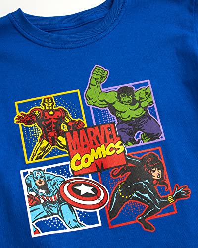 Marvel Little Boys' Avengers T-Shirt 3 Pack: Spider-Man, Hulk, Captain America, Iron Man (Size: 2T-7), Size 3T, Marvel Comics #TOP2