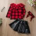 DaMohony, Conjunto de Falda para niñas y bebés recién Nacidos, Camisa a...