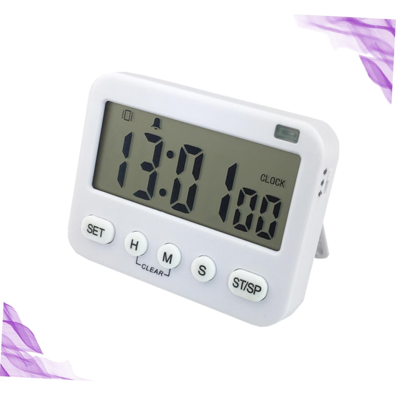 HEMOTON 3stücke Küchenuhr Mit Großem Display Stille Vibrationserinnerung Stunden Timer Und Alarmfunktion Für Schule Und Küche Ys