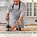Steinborg® Stabmixer Set 1.200 Watt Edelstahl Pürierstab Schneebesen Zerkleinerer - 500 ml Mixbehälter Edelstahl Turbofunktion Handmixer Pürierer Multizerkleinerer