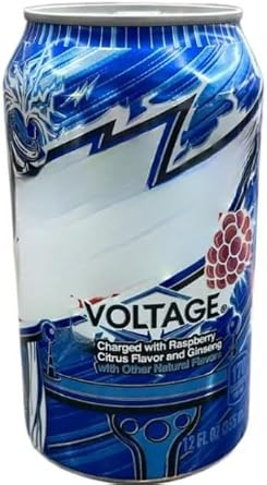 Voltage Charged With Raspberry Citrus Flavour Soft Drink 355ml Pack of 24 "Ignite Your Passion with Every Sip" For All Occasions